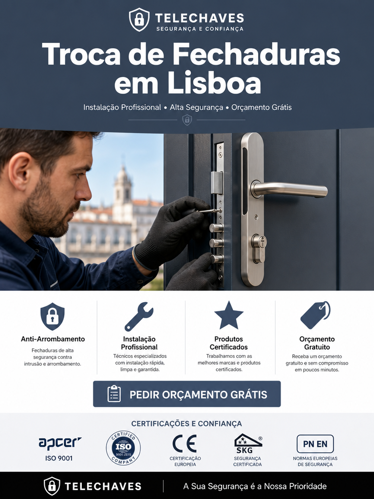 Temos fechaduras de todas as marcas modelos como Cisa Dierre Iseu Fichet